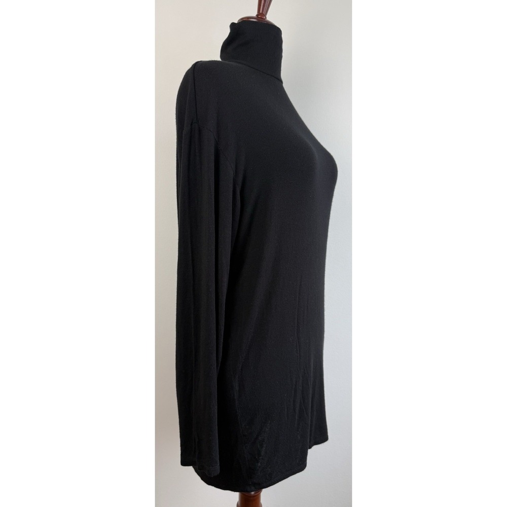 Reformation‎ Turtleneck Dress Women's Size Small Black Minimalist Capsule Basic